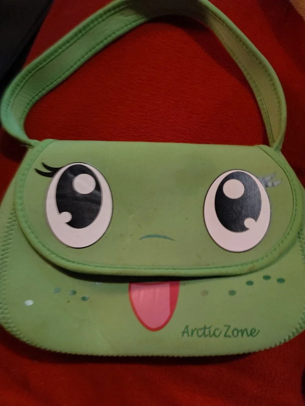 Kids Green Character Shoulder Bag